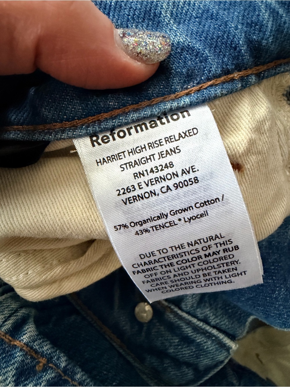 Reformation Harriet high rise relaxed Jeans 31 - Picture 4 of 4